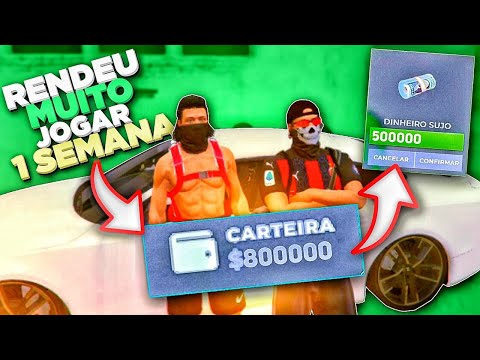 JOGUEI DURANTE 1 SEMANA NO SERVIDOR COM MOD MENU GTA RP