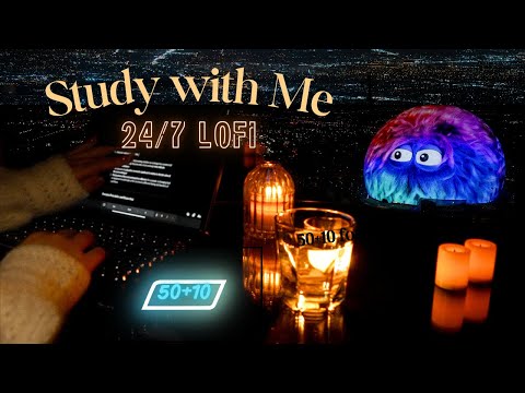 🌟 Team Vegas Night | 50/10 Deep Focus Sessions | Chill Lofi Study With Me 🎧 [LIVE 24/7]