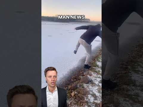 Sound on this Ice Crack is WILD | Man News (via owenmullen1/tt) #asmr #commentary #ice #satisfying