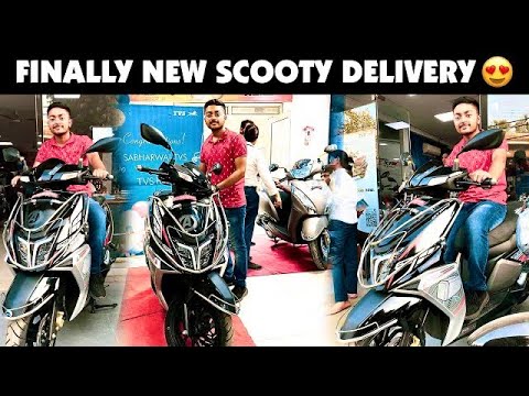 NEW SCOOTY DELIVERY VLOG❤️Ntorq Super Squad Thor Edition😍