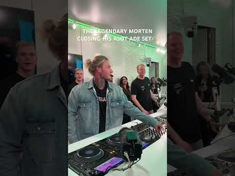 @MORTENofficial brought immaculate vibes to the studio this evening❤️ #morten #asot