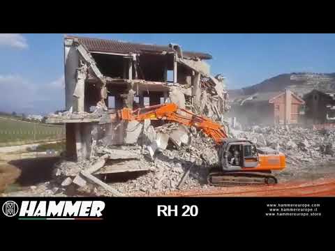 Amazing Hammer RH20 working in Rome