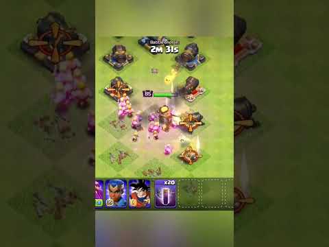 Clash Of Clans | Max KING vs Cannons all lvl | 🔥🔥🤯🤑#clashofclans #coc #games #instareels #reels