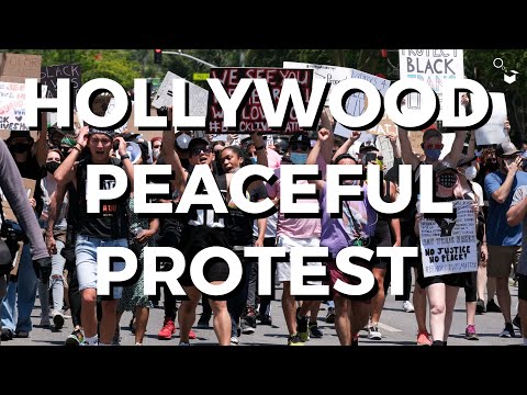 Hollywood Protest on Breonna Taylor's 27th Birthday  #breonnataylor #georgefloyd #protest #change