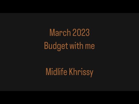 March 2023 budget with me | solo income