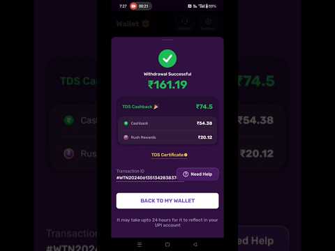 🤑NEW UPI EARNING APP TODAY 2024 !! NEW BEST SELF EARNING APP TODAY!! #shorts #viral #paytmcash