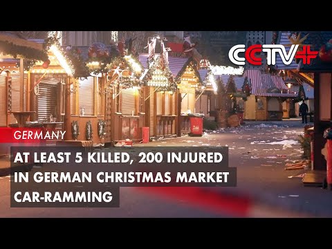 At Least 5 Killed, 200 Injured in German Christmas Market Car-ramming