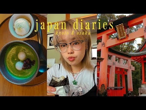 solo traveling in japan // kyoto & osaka vlog