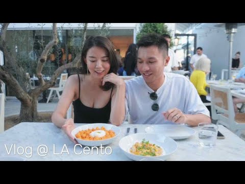 Irene's Vlog丨LA約會餐廳推薦：Cento、義大利麵超有水準太好吃了啦！第一次七夕晚餐成功～