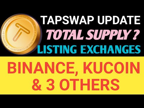 Tapswap Airdrop Binance Listing News | Tapswap Airdrop Update | Tapswap Total Supply