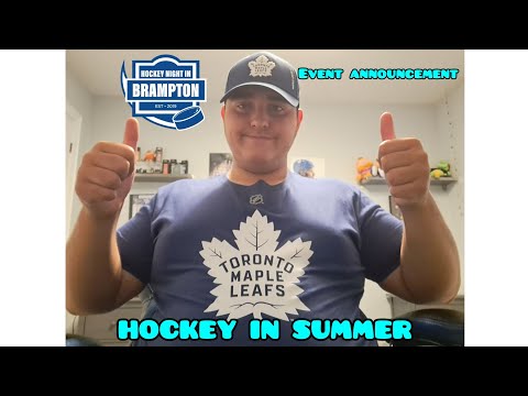 HOCKEY DURING SUMMER???? Upcoming Hockey Event announcement MUST SEE!!!!!!