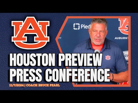 Bruce Pearl Previews Auburn Basketball vs Houston | FULL PRESS CONFERENCE