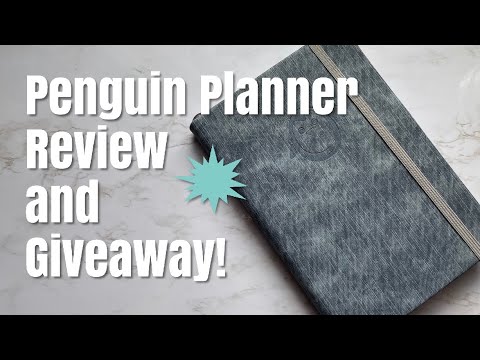 PENGUIN PLANNER GIVEAWAY and Christmas Planner Giveaway Announcements