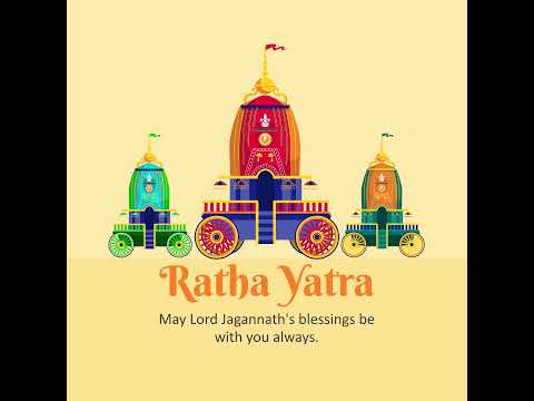 Rath Yatra 2023 wishes video | Motion Graphics | 4K Videos | Wishes status #shorts #ytshorts