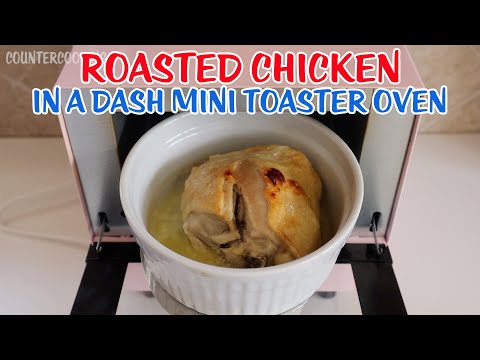 Roasted Chicken In A Dash Mini Toaster Oven!