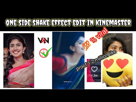 1 Click & Shake Effect || How To Make Left Side Shake Effect Video Editing in kinemaster app