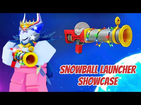 Roblox Flag Wars - Snowball Launcher Showcase