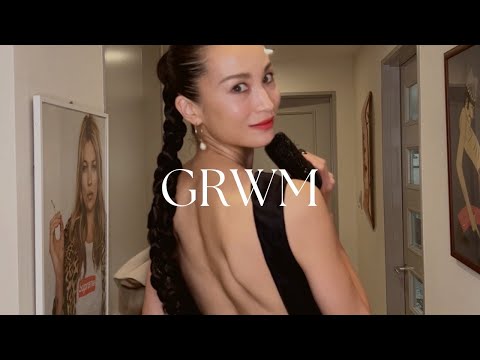 【GRWM】すっぴんからのセルフメイク、眉のこだわりと隠しすぎない肌作り