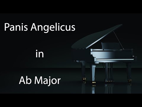 Panis Angelicus | Karaoke PIANO ACCOMPANIMENT in Ab Major | Michael Mingoia Music