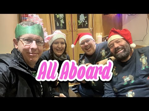 Christmas Dinner for Four on My Tiny Narrowboat