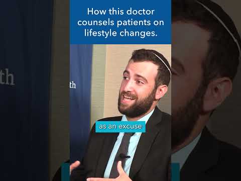 How this doctor counsels patients on lifestyle changes #shorts