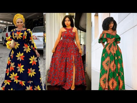 #AnkaraLatest African Fashion:#Trending #Maxi Dresses for classy Ladies |#Maxi Kitenge styles.