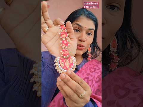 omg 😳 kya handmade itana sundar ho sakta hai ????  #shortvideo #shortfeed #fashion #handmadejewelry