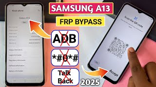 Without PC - Samsung A13 FRP Bypass 2024 Android 13-14 [ Old Method Not Work ] TalkBack Not Working