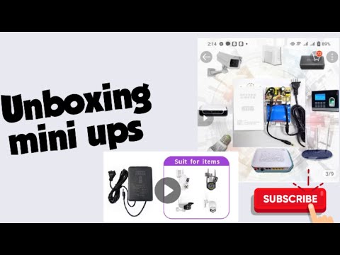 Unboxing mini UPS #MiniUps #UPS #unboxing