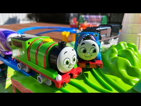 Plarail GOGO Thomas 3D map extended to a big one!