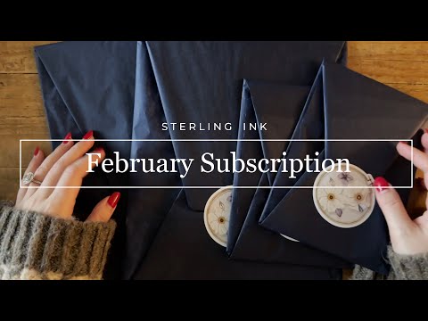 February Subscription Unboxing (2023) | Sterling Ink