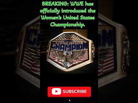 BREAKING:Women’s United States Championship. #wwe #smackdown #livmorganwwe