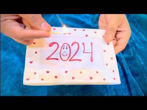 Create a Surprise Card for Your Loved Ones This New Year 💌 | New year 2025 DIY ✉️