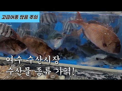 여수 수산시장, 여수 수산물 특화시장(종류, 가격)