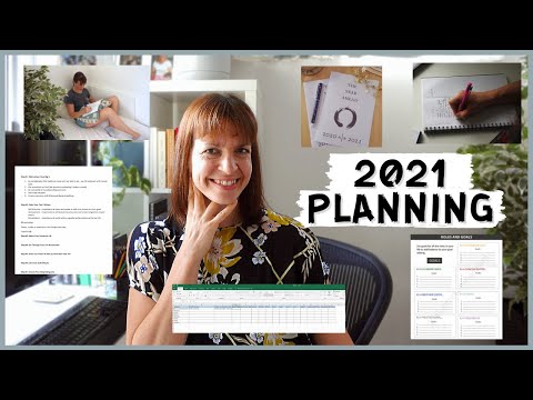 PLANNING 2021 - HOW TO PLAN 2021 - a comprehensive guide to yearly planning | Planning for new year