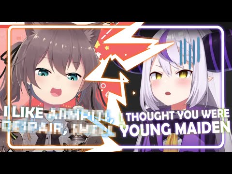 Laplus Is Dumbfounded By Matsuri's Sick Taste In Anime And 𝐅𝐞𝐭𝐢𝐬𝐡「HoloLive/EngSub」[REUPLOAD]