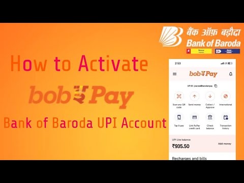 Bank of Baroda UPI ( BOB £ PAY ) Registration steps How to activate UPI BOB #tech_kurippugal