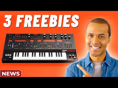 3 Limited Time FREE Plugins, GForce Axxess, Rode + Mackie, and more