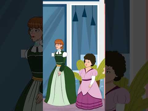 Cinderella and The Mysterious Favor ✨💖 #english #fairytales #stories #forkids