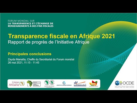 Lancement du rapport : Transparence fiscale en Afrique 2021