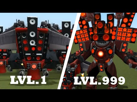 SPEAKERMEN LVL1 & LVL999 !!! SKIBIDI TOILET IN GARRY'S MOD!