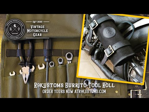 Vintage Motorcycle Tool Roll Motorcycle Jeep Razor E-Bike Bicycle | R9Kustoms