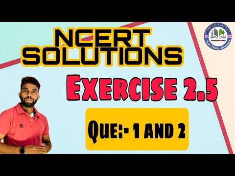 Exercise 2.5 Class 9 maths question : 1&2 complet solution Ncert Compass education