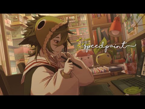 froggy room ✦ speedpaint using GAOMON S620 【CLIP STUDIO PAINT】