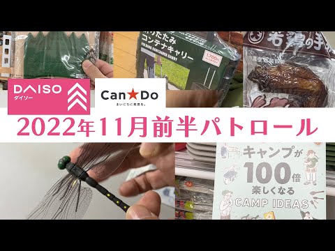 【100均キャンプ道具】久々の100均パトロール！「とんぼブローチ」と「110円で買えるキャンプ本」発見！