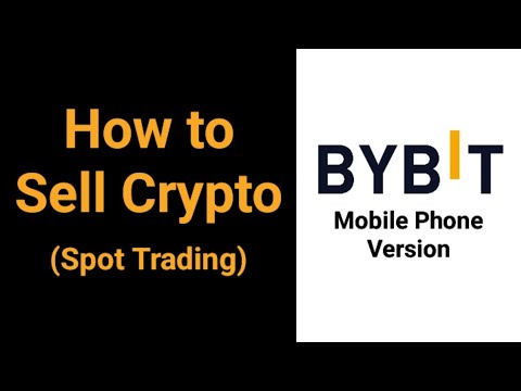 How to sell crypto on Bybit exchange | How to trade on Bybit | Spot trading