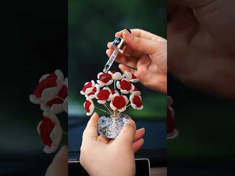 DIY beads flowers for car #beads #diybeads #diy #homedecor #gift #craft #diybeads #handmadegifts