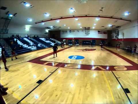 Dodgeball GoPro catch - SVSU alumni game