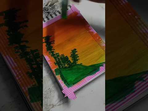 Satisfying Painting ✨🌸 #trending #nainadutt #art #viral #music #painting #satisfyingvideo #trees