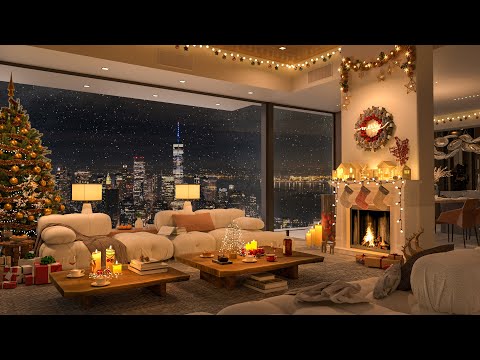 Christmas Jazz Glow 2025 🎄 | Warm Living Room Ambience with Smooth Holiday Tunes